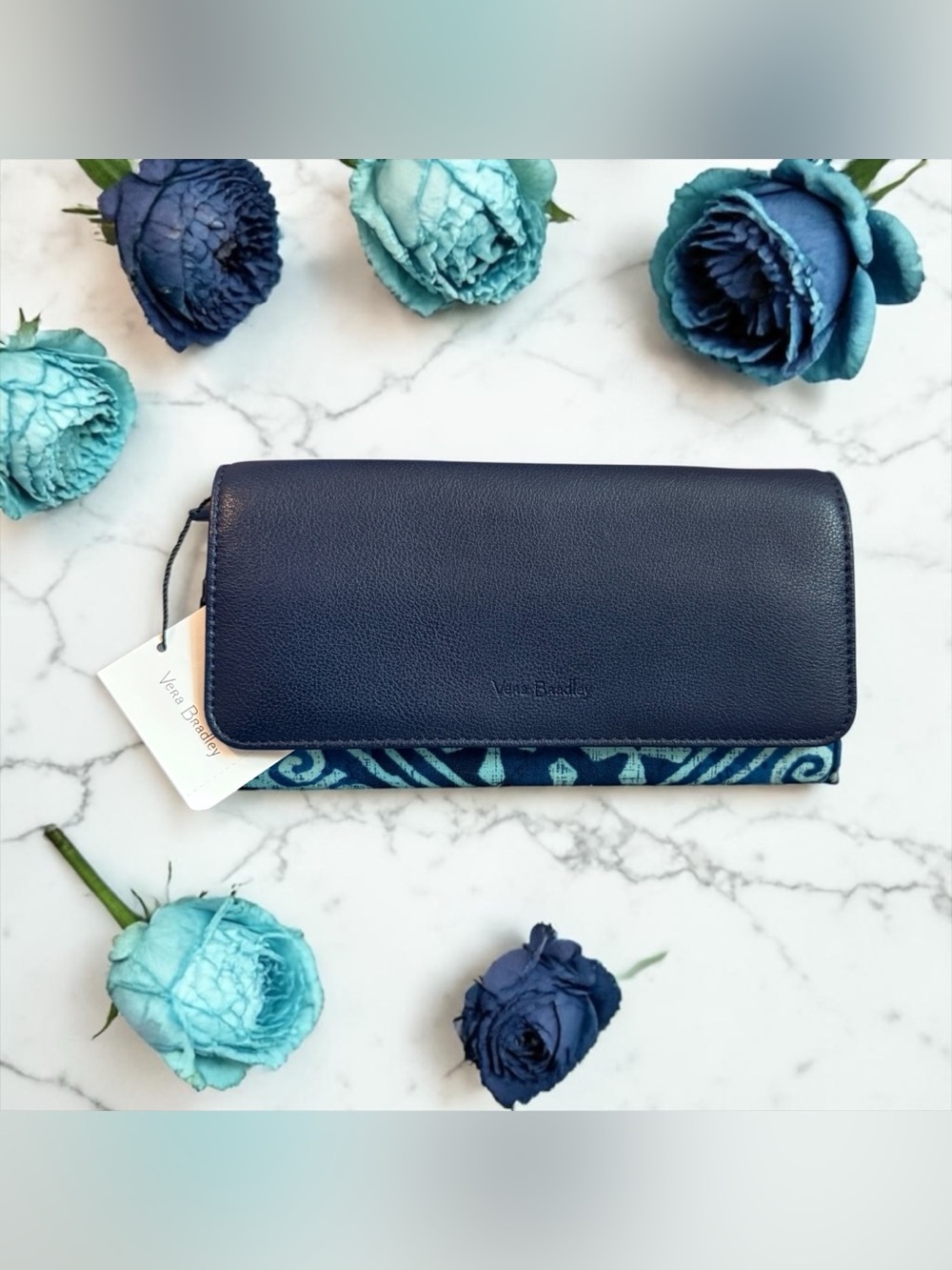 💙VERA BRADLEY💙Cuban Tiles RFID Audrey Wallet/NWT